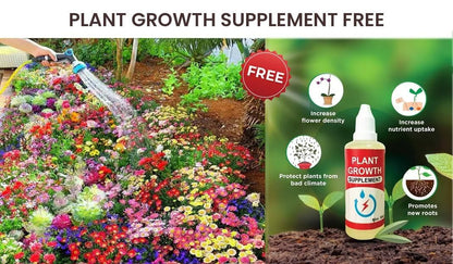 Mix Premium Flower Seed's + Plant Growth Supplement Free