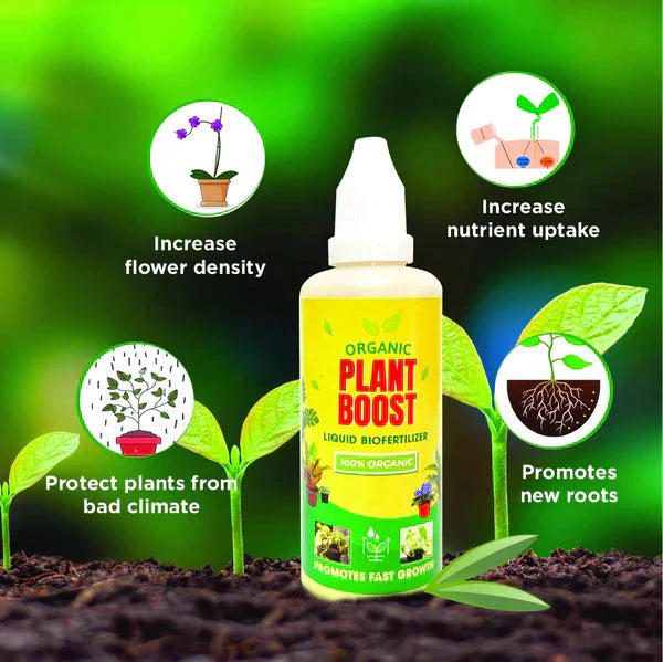 Plant Boost Liquid Biofertilizer for All Crops,Organic (BUY 1 GET 3 FREE)