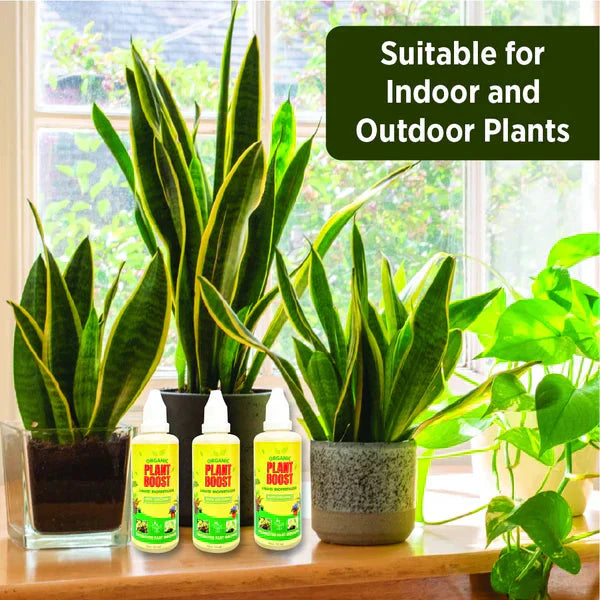 Plant Boost Liquid Biofertilizer for All Crops,Organic (BUY 1 GET 3 FREE)