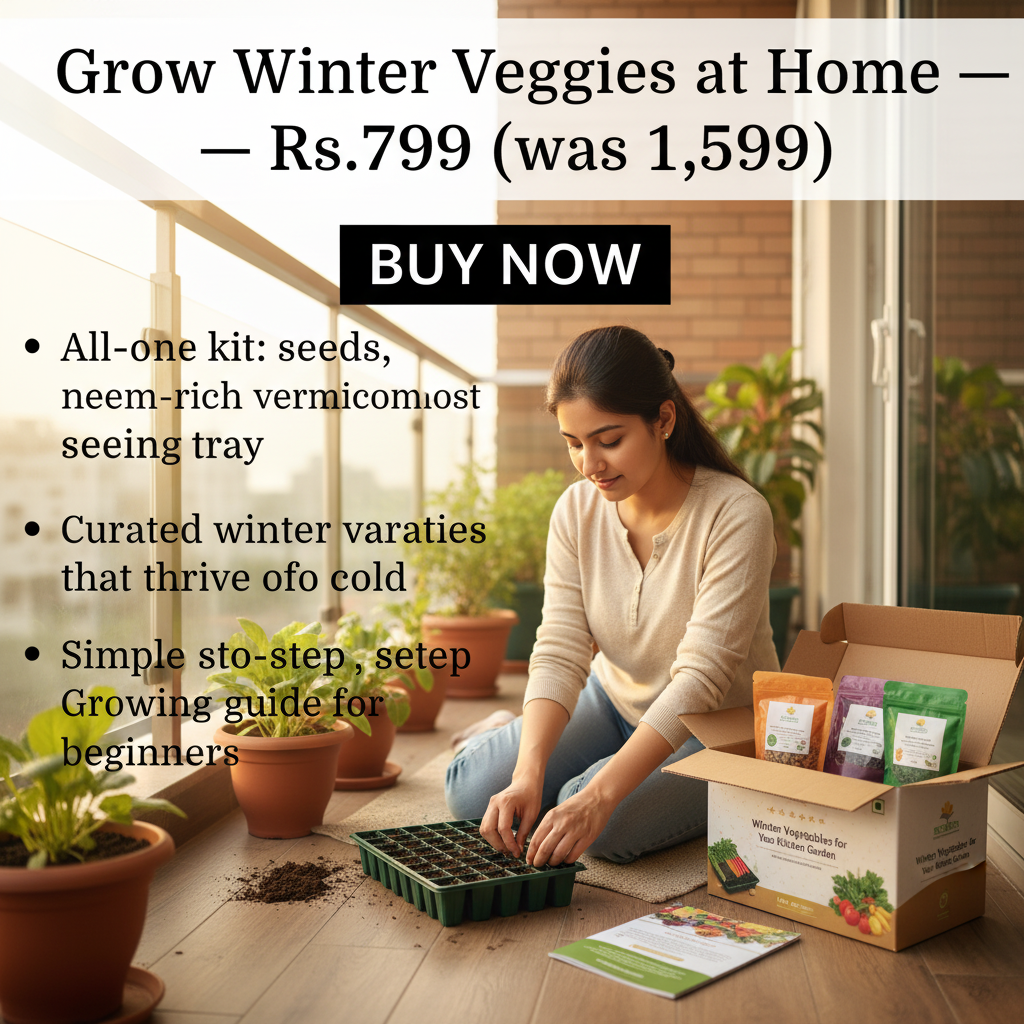 Winter Vegetables for Your Kitchen Garden-Winter is a wonderful time for gardening
