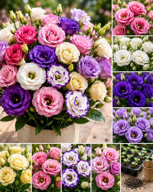 🌸 Multicolor Lisianthus Flower Seeds 🌸